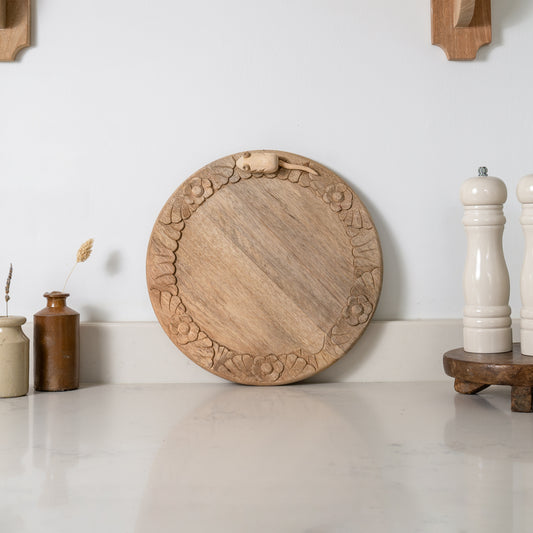 Cheese board with mouse aw104b