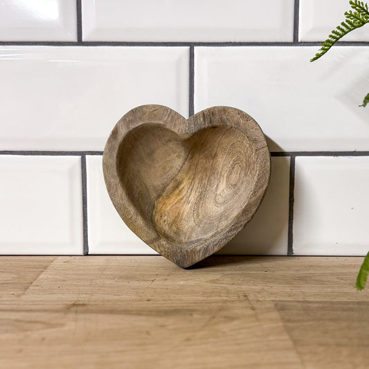 Hand Carved Heart AWS-11